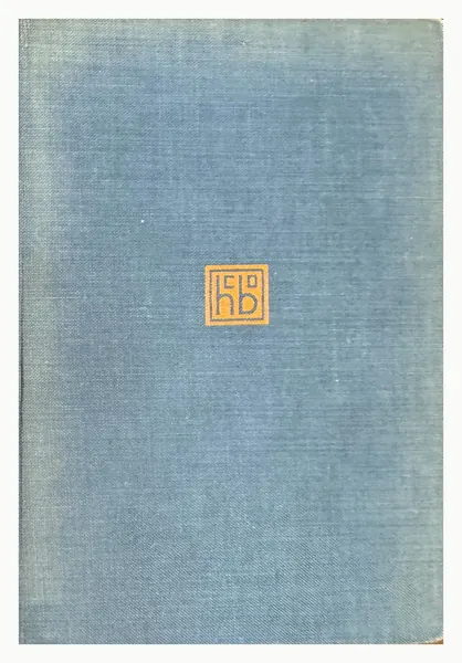 Blue-grey cloth front board with orange HB device